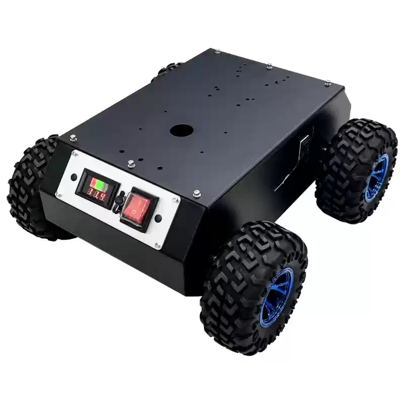 4WD Robot Chassis bir ah oo ku xidhan