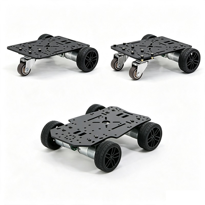 Robot Chassis-ka-yar ee Korontada ah 4WD