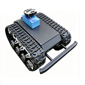 Gaadhi-hoosaadka la daba-galay | Rubber & Robot Chassis lala socdo